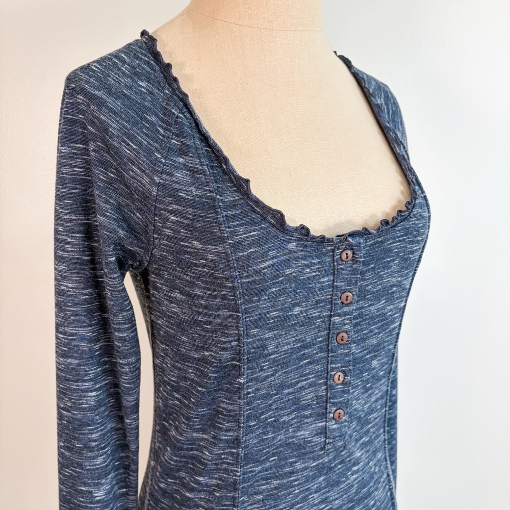Free People Roxy Henley Long Sleeve Top - Picture 4 of 11